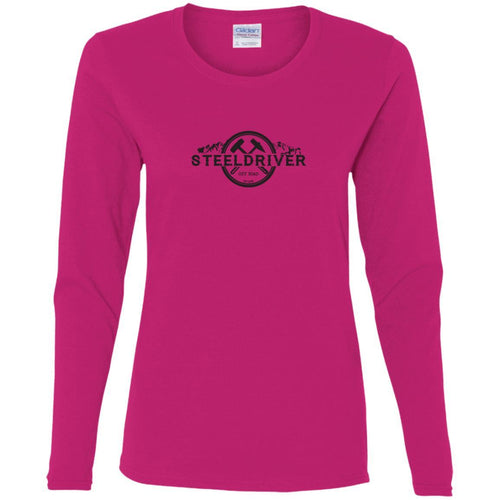 SteelDriver G540L Gildan Ladies' Cotton LS T-Shirt