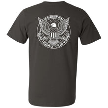 AORC Vertical white 2-sided print 982 Men's Printed V-Neck T-Shirt