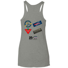 Dale Racing 2-sided print NL6733 Next Level Ladies' Triblend Racerback Tank