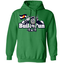 Built4Fun grey G185 Gildan Pullover Hoodie 8 oz.