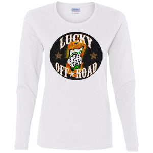 Lucky 7 Offroad G540L Gildan Ladies' Cotton LS T-Shirt
