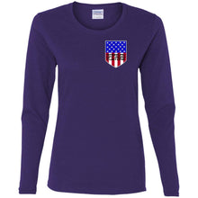 American Off-Road 2-sided print G540L Ladies' Cotton LS T-Shirt