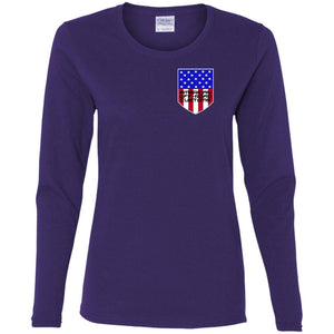 American Off-Road 2-sided print G540L Ladies' Cotton LS T-Shirt