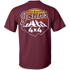 John's 4x4 2-sided print G200 Gildan Ultra Cotton T-Shirt