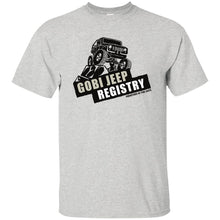 Gobi Jeep Registry Logo G200B Gildan Youth Ultra Cotton T-Shirt