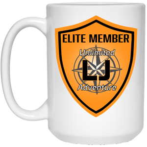 ULJA Elite Member 21504 15 oz. White Mug