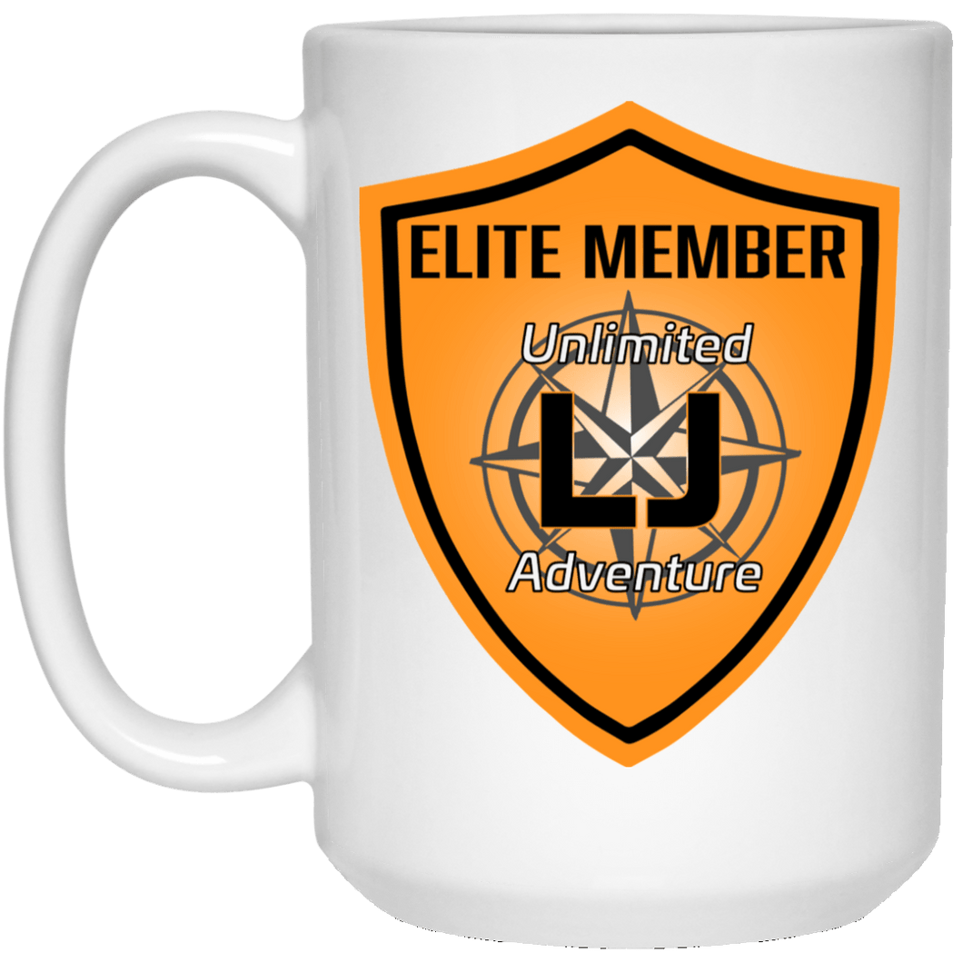 ULJA Elite Member 21504 15 oz. White Mug