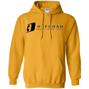 D3 Offroad white border G185 Gildan Pullover Hoodie 8 oz.