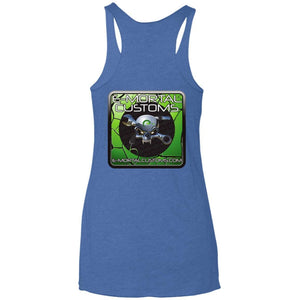 E-Mortal 2-sided print NL6733 Next Level Ladies' Triblend Racerback Tank