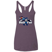 Built4Fun blue NL6733 Next Level Ladies' Triblend Racerback Tank