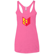 Wicked Jeeps NM NL6733 Next Level Ladies' Triblend Racerback Tank