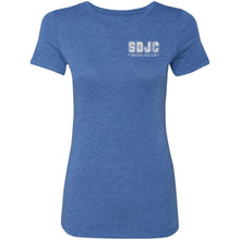 SDJC 2-sided print NL6710 Ladies' Fitted Triblend T-Shirt
