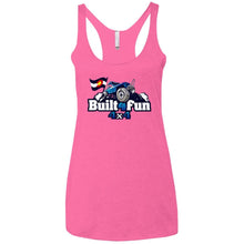 Built4Fun blue NL6733 Next Level Ladies' Triblend Racerback Tank