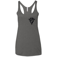 Flop Shop 2-sided print NL6733 Next Level Ladies' Triblend Racerback Tank