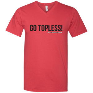 JeepDaddy Go Topless V-Neck T-Shirt