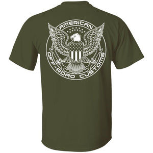 American Offroad Customs Horizontal white 2-sided print G500 5.3 oz. T-Shirt