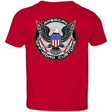 AmericanOffroadCustoms Horizontal white 3321 Toddler Jersey T-Shirt