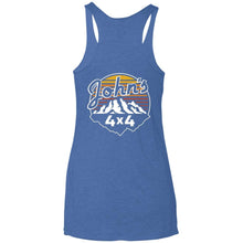 John's 4x4 2-sided print NL6733 Next Level Ladies' Triblend Racerback Tank