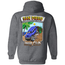 San Diego jeep club 2-sided print G185 Gildan Pullover Hoodie 8 oz.