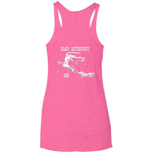 Sharp Motorsports 2-sided print NL6733 Next Level Ladies' Triblend Racerback Tank