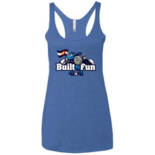 Built4Fun blue NL6733 Next Level Ladies' Triblend Racerback Tank