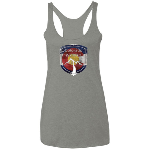 Colorado WKs NL6733 Next Level Ladies' Triblend Racerback Tank