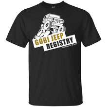 Gobi Jeep Registry white logo G200B Gildan Youth Ultra Cotton T-Shirt