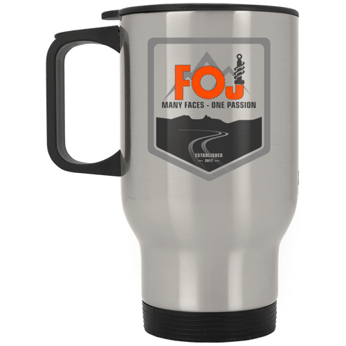FOJ dye sublimation XP8400S Silver Stainless Travel Mug