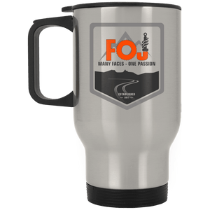 FOJ dye sublimation XP8400S Silver Stainless Travel Mug