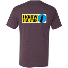 S7S white logo Bill Steen 2-sided print NL6010 Men's Triblend T-Shirt