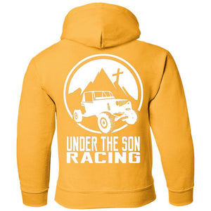 Under The Son Racing 2-sided print G185B Gildan Youth Pullover Hoodie