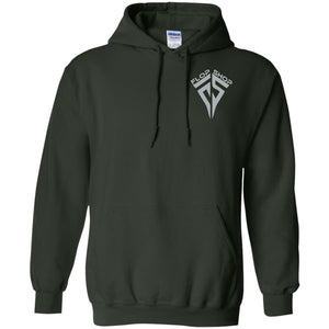 Flop Shop gray logo 2-sided print G185 Gildan Pullover Hoodie 8 oz.