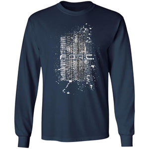AORC Vertical white 2-sided print G240 LS Ultra Cotton T-Shirt