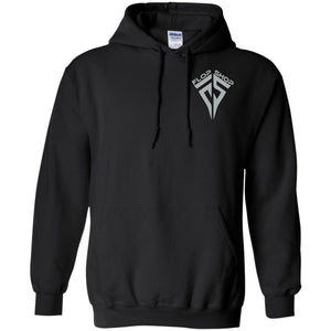 Flop Shop gray logo 2-sided print G185 Gildan Pullover Hoodie 8 oz.