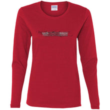 AmericanOffroadCustoms Horizontal G540L Ladies' Cotton LS T-Shirt