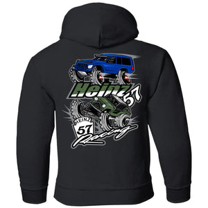 H57 Racing 2-sided print G185B Gildan Youth Pullover Hoodie