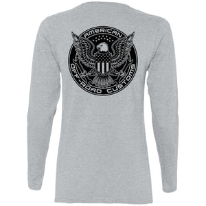 AmericanOffroadCustoms Horizontal G540L Ladies' Cotton LS T-Shirt