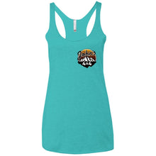 John's 4x4 2-sided print NL6733 Next Level Ladies' Triblend Racerback Tank