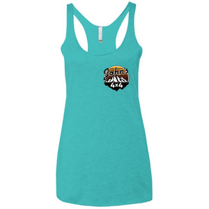John's 4x4 2-sided print NL6733 Next Level Ladies' Triblend Racerback Tank