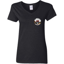 Dirt Devils Jeep Club 2-sided print G500VL Ladies' 5.3 oz. V-Neck T-Shirt