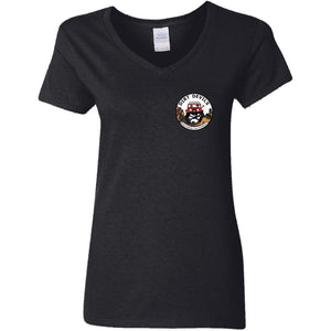 Dirt Devils Jeep Club 2-sided print G500VL Ladies' 5.3 oz. V-Neck T-Shirt