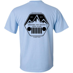 ASJC black logo 2-sided print G200B Gildan Youth Ultra Cotton T-Shirt