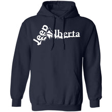 Jeep Alberta white logo G185 Gildan Pullover Hoodie 8 oz.