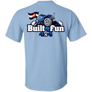 Built4Fun blue 2-sided print G500 Gildan 5.3 oz. T-Shirt