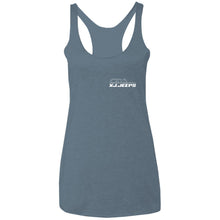 XJ Jeeps 2-sided print NL6733 Next Level Ladies' Triblend Racerback Tank