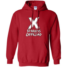 Sparky's Offroad white logo G185 Gildan Pullover Hoodie 8 oz.
