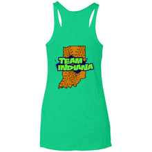 B&B Motorsports 2-sided print (Team Indiana back) NL6733 Next Level Ladies' Triblend Racerback Tank