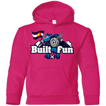 Built4Fun blue G185B Gildan Youth Pullover Hoodie
