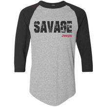 Savage Jeeps 420 Augusta Colorblock Raglan Jersey