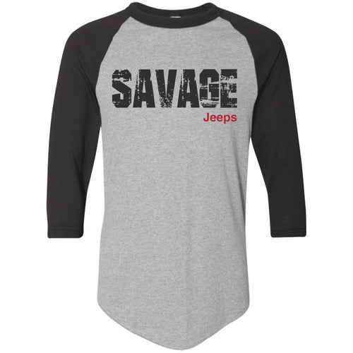 Savage Jeeps 420 Augusta Colorblock Raglan Jersey